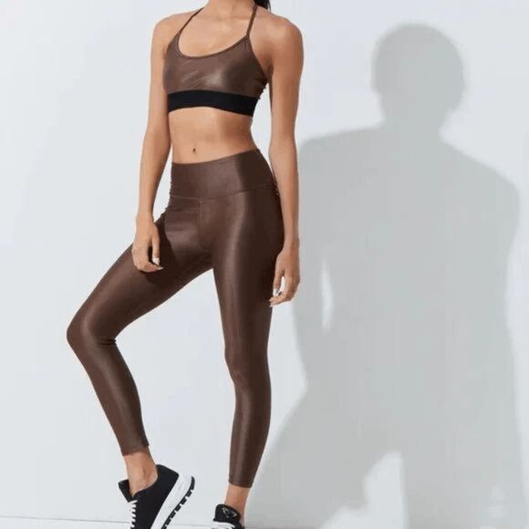 Brand New Noli Yoga Liquid Legging - Cafe Size M - Picture 1 of 4